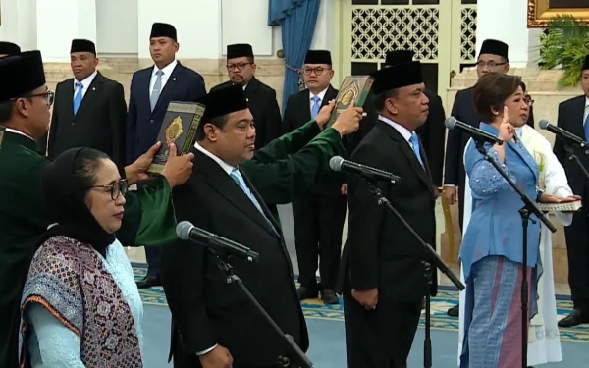 Thumbnail Berita - Pimpinan Baru BGN dan Presiden Buruh Said Iqbal Resmi Dilantik di Istana Sore Ini