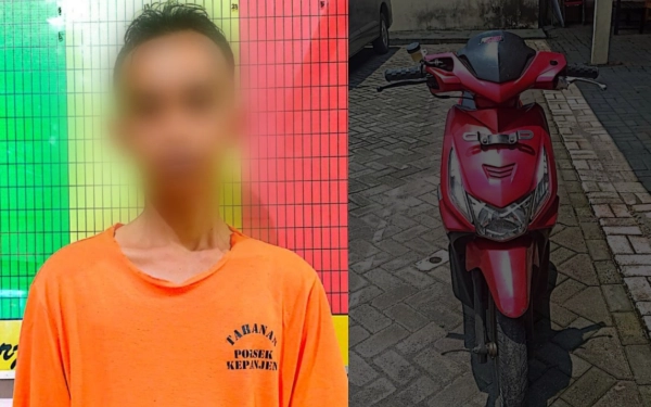 Thumbnail Nyaru Jadi Tukang Bangunan, Pria di Kabupaten Malang Embat Sepeda Motor