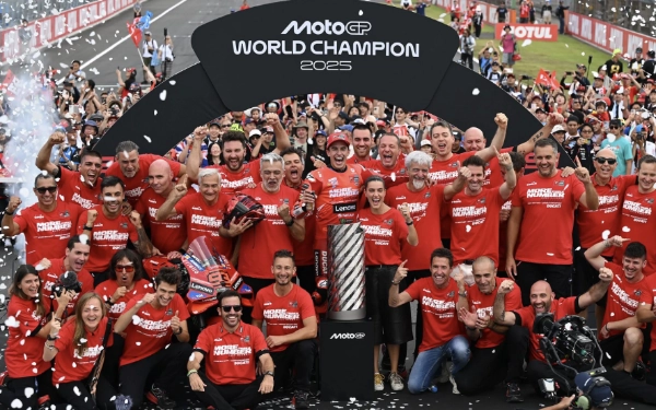 Thumbnail Marquez Juara Dunia MotoGP 2025 Usai Finis Kedua di Jepang