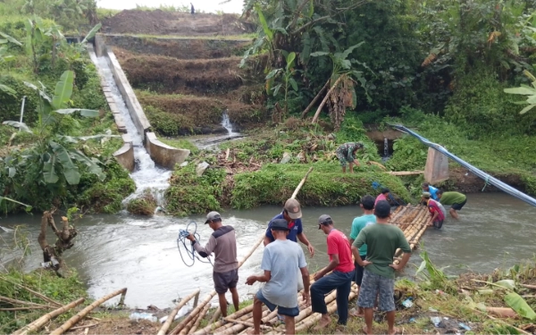 Thumbnail Berita - Kodim 0732/Sleman Garap Jembatan Gantung Garuda di Sungai Krusuk, Target Pertama dari 30 Lokasi
