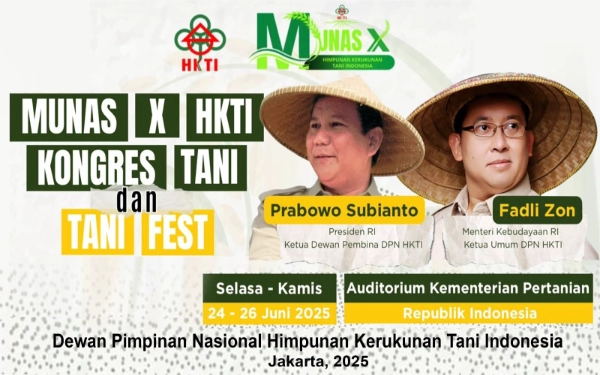 Thumbnail Berita - Munas X HKTI Siap Digelar, Presiden Prabowo Dijadwalkan Hadir