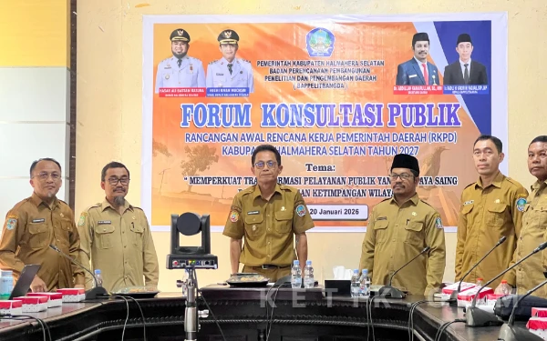 Thumbnail Berita - Hadapi Tantangan Anggaran, Wabup Halsel Minta RKPD 2027 Lebih Adaptif dan Tepat Sasaran