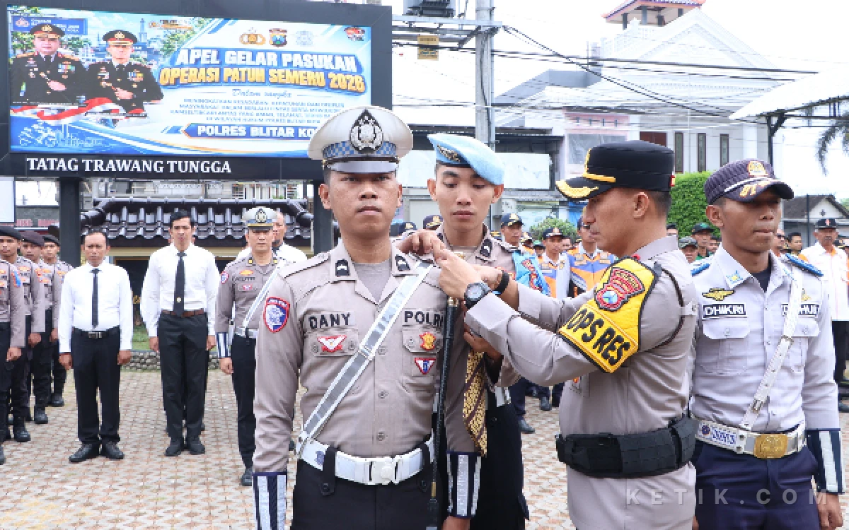 Thumbnail Berita - Operasi Patuh Semeru 2026 Dimulai, Pengendara di Blitar Kota Perlu Waspadai Tilang Elektronik