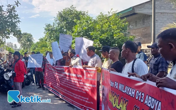 Partai Aceh Usung Jufri Hasanuddin Sebagai Balon Bupati Abdya, KPA-PA Unjuk Rasa
