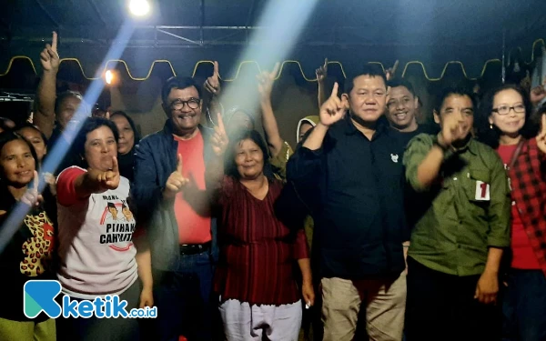 Thumbnail Ditemani Ketua DPP PDIP, Paslon Wali Kota Blitar Bambang-Bayu Hadiri “Sapa Warga” di Sukorejo