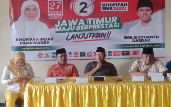 Khofifah-Emil Ditargetkan Menang Tebal di Trenggalek