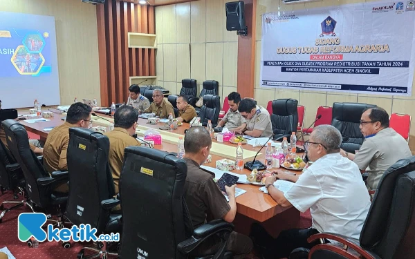 5 Desa Jadi Sasaran Sertifikat Tanah Gratis di Aceh Singkil