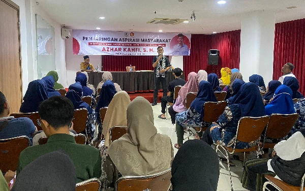 Thumbnail Azhar Kahfi Serap Aspirasi Masyarakat, Janji Perjuangkan Infrastruktur Kelurahan Mojo Kalidami