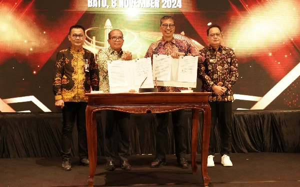 Thumbnail Wujudkan Visi Misi KUB, Bank Jatim Teken Shareholder Agreement Bersama Bank Lampung