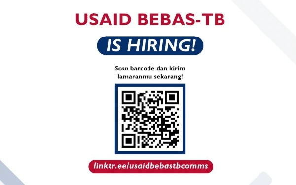 Thumbnail USAID Buka Lowongan Kerja Program Eliminasi dan Bebas TB, Cek!