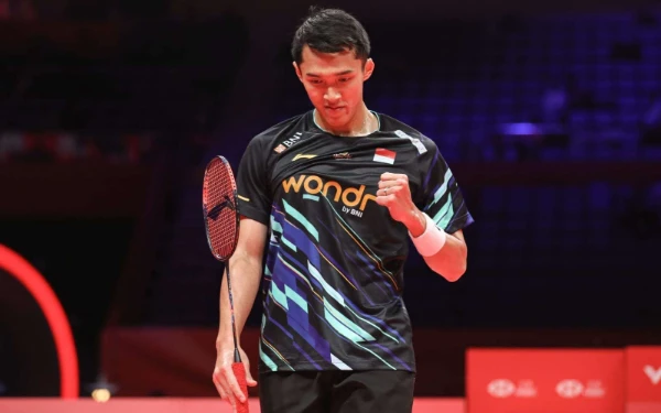 Thumbnail BWF World Tour Finals 2024: Jonatan Christie Tak Sanggup Tumbangkan Anders Antonsen