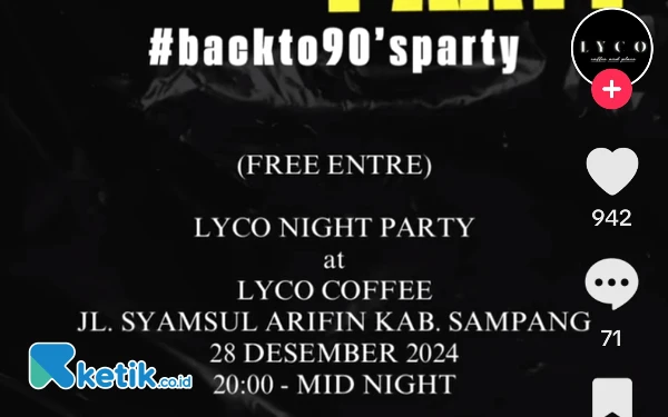 Thumbnail Forum Sampang Lil Jami' Tolak Keras Lyco Night Party Digelar 28 Desember Besok