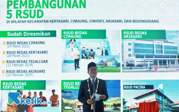 Thumbnail Telan Anggaran Rp28 Miliar, Bupati Bandung Targetkan RSUD Pacira Operasional Maret 2025