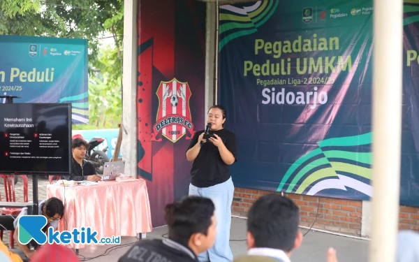 Thumbnail Puluhan UMKM di Sidoarjo Ikut Pelatihan Pegadaian Peduli