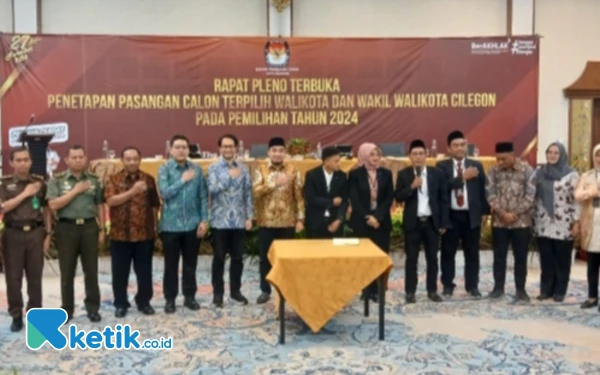 Tanpa Sengketa, KPU Cilegon Tetapkan Robinsar-Fajar Wali kota Cilegon 2025-2030
