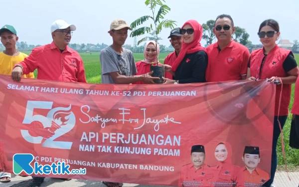 Thumbnail PDI Perjuangan Kabupaten Bandung Tanam Ratusan Bibit Pohon dan Sebar Ribuan Benih Ikan