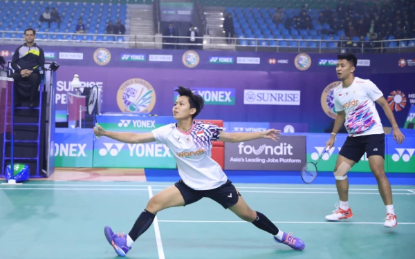 Thumbnail India Open 2025: Tak Mampu Menahan Kekuatan China, Dejan/Fadia Keok