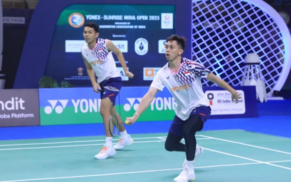 Thumbnail Kalah Rubber Game, Fajar/Rian Terhenti di 16 Besar India Open 2025