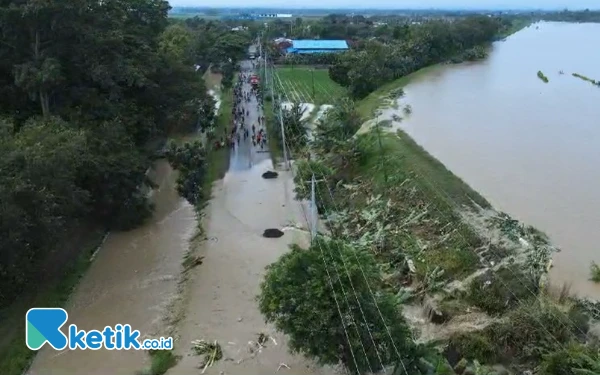 Thumbnail Berita - Jalan Raya Purwodadi-Semarang Lumpuh Total, Ini Penyebabnya
