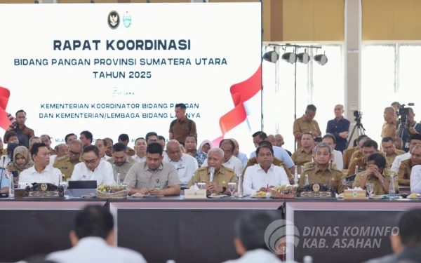 Thumbnail Bupati Asahan Ikuti Rakor Bidang Pangan Provinsi Sumatera Utara