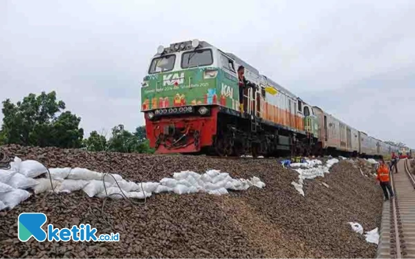 Perbaikan Selesai, Jalur Kereta Api di Grobogan Bisa Kembali Dilintasi