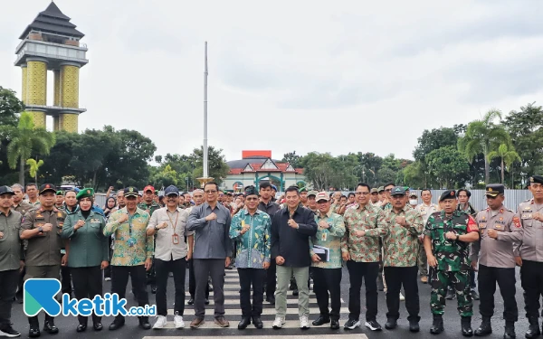 Thumbnail Apel Gelar Pasukan, Bupati Bandung Sebut 2 Alasan Dibentuknya Satgas PPR-PBG-PB