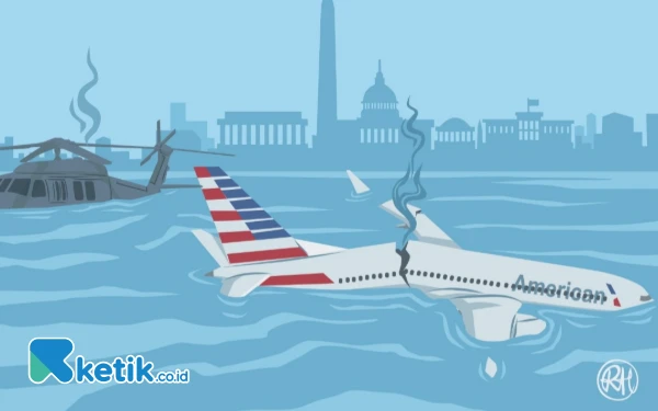 Thumbnail Tabrakan Maut di AS: Helikopter Black Hawk Tabrak Pesawat American Airlines, Puluhan Nyawa Melayang