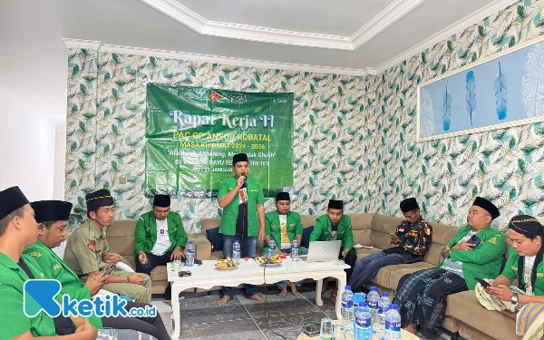 Thumbnail Sukses Gelar Raker II, Ini Pesan KH Ali Mustaqim Penasihat PAC GP Ansor Robatal