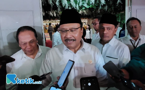 Thumbnail Tanggapi Wacana Reshuffle Kabinet, Mensos Gus Ipul Sebut Hak Presiden Prabowo