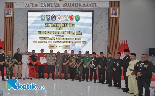 Thumbnail Teken Deklarasi Damai, Polres Blitar Bersama Perguruan Silat Sepakat Jaga Kondusivitas