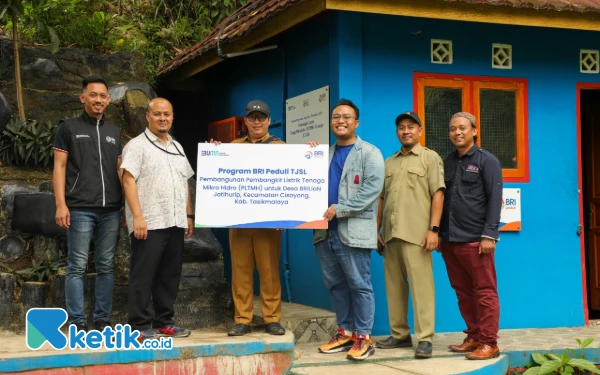 Thumbnail Bantu Masyarakat Nikmati Listrik, BRI Peduli Bangun PLTMH di Tasikmalaya