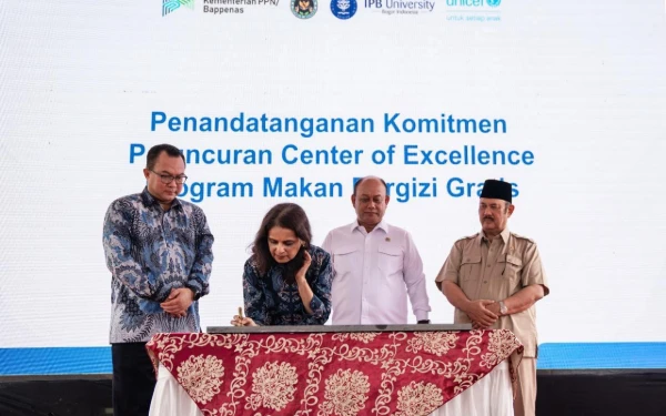 Thumbnail MBG Gas Terus, Pemerintah dan IPB Dirikan Pusat Unggulan Nasional