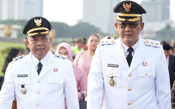 Thumbnail Begini Pernyataan Harda-Danang Usai Dilantik Presiden jadi Bupati dan Wabup Sleman