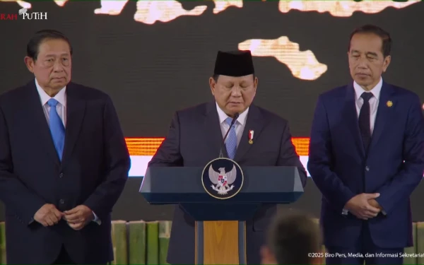 Thumbnail Ditemani SBY dan Jokowi, Prabowo Resmi Luncurkan Danantara