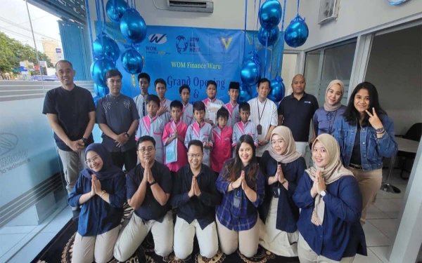 Thumbnail Pindah Kantor, WOM Finance Gelar Tasyakuran Bareng Anak Panti Asuhan