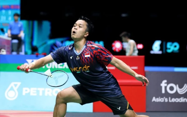 Thumbnail Cedera Lengan, Anthony Sinisuka Ginting Mundur All England 2025