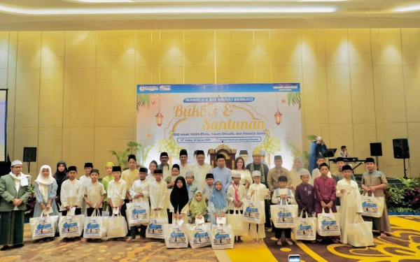 Thumbnail Grand Mercure Malang Mirama, Ikawiga, dan BRI Tebar Kebahagiaan untuk Anak Yatim dan Dhuafa