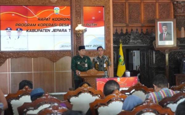 Dukung Penguatan Ekonomi Pedesaan, Pemkab Jepara Siap Gencarkan Pembentukan Koperasi Desa Merah Putih