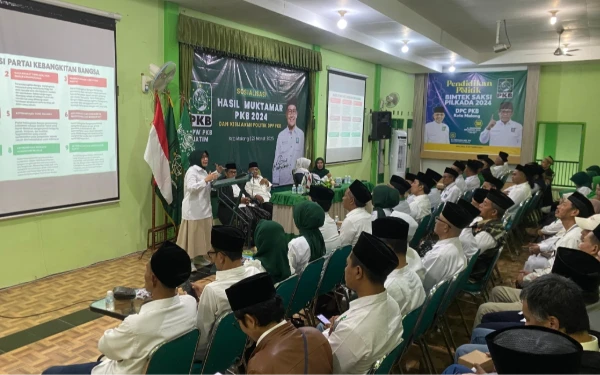 Thumbnail Sosialisasi Hasil Muktamar Bali, DPW PKB Jatim Tekankan Loyalitas Kader di Kota Malang