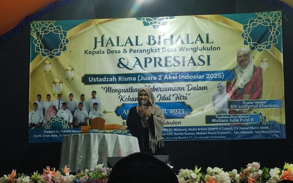Thumbnail Warga Wanglukulon Tuban Bangga, Halalbihalal Dimeriahkan Dakwah Juara Dua Aksi 2025
