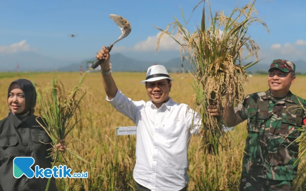 Thumbnail Ikuti Panen Raya Padi Serentak Bersama Presiden, Ini 3 Kebijakan Pro Petani Bupati Bandung