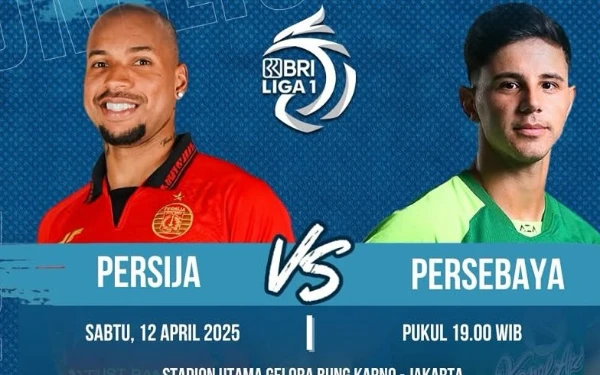 Thumbnail Daftar Susunan Pemain Persija vs Persebaya, Malik Risaldi Starter