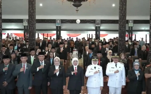 Sertijab Bupati dan Wabup Lumajang Digelar Melalui Sidang Paripurna