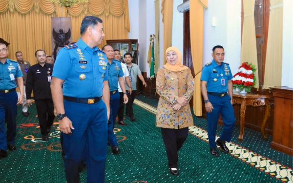 Thumbnail Komandan Lantamal V Audiensi, Khofifah Apresiasi atas Dukungan Program Ketahanan Pangan