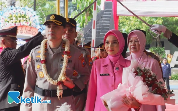 Thumbnail Dibalut Semangat Humanis, AKBP Ayub Resmi Jabat Kapolres di Bumi 1001 Goa