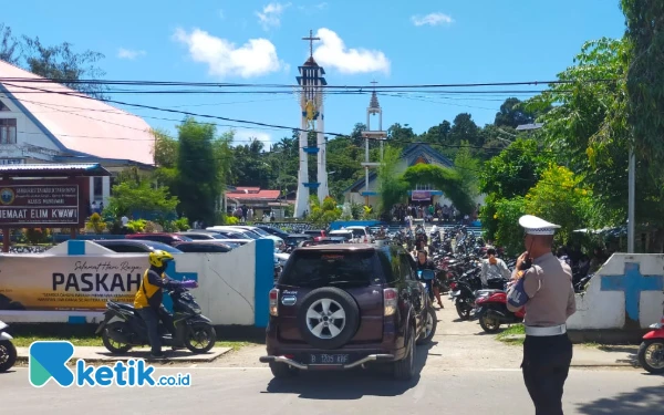 Thumbnail Berita - Sebanyak 1.204 Personil Polda Papua Barat Dan Polda Papua Barat Daya Amankan Perayaan Paskah 2025