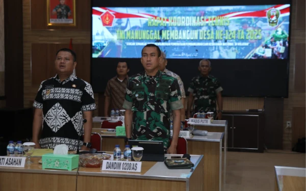 Thumbnail Wabup Asahan Ikuti Rakornis TMMD ke-124, Dukung Pembangunan Desa