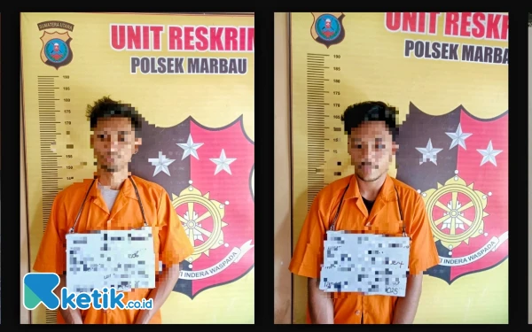 Thumbnail Berita - Mangkal di Rel KA dan Mencurigakan, Dua Pria Panigoran Kedapatan Kantongi Sabu