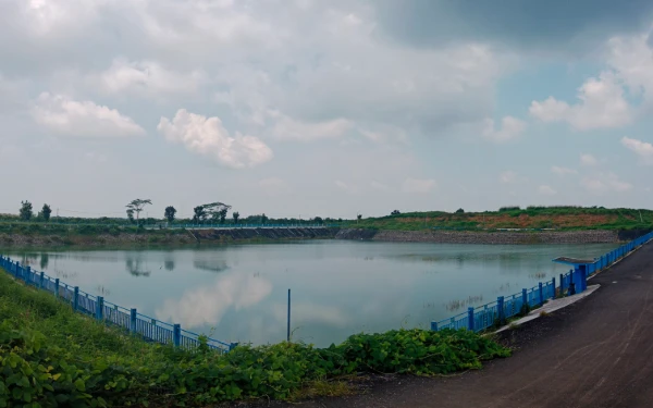 Pengairan Waduk Belum Berfungsi di Musim Kemarau, Petani Desa Wotan Gresik Minta Ada Penanganan