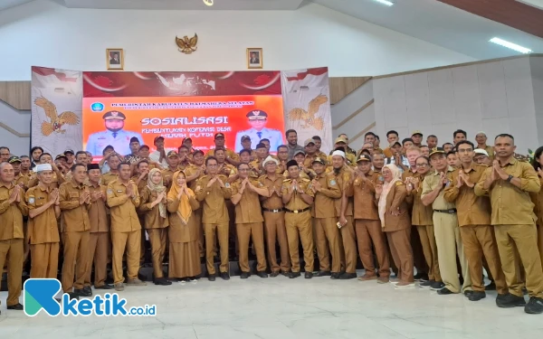 Thumbnail Sosialisasi Pembentukan Koperasi Merah Putih di Halsel, Ini yang Disampaikan Wabup Helmi Umar